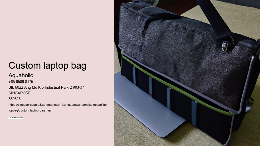 custom laptop bag