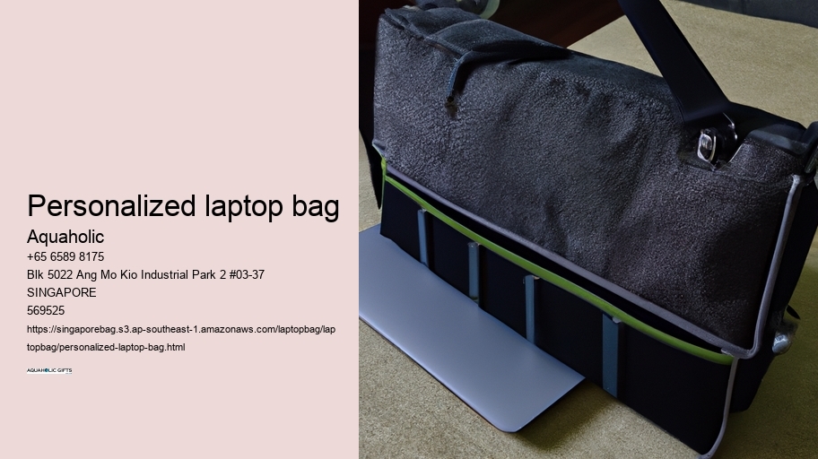 personalized laptop bag