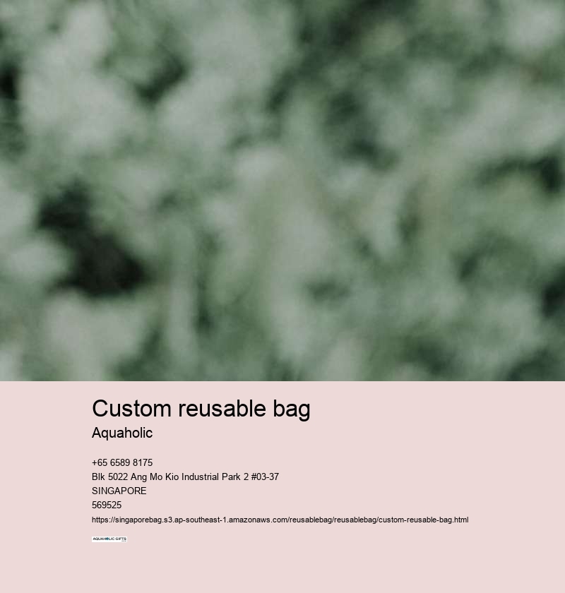 custom reusable bag