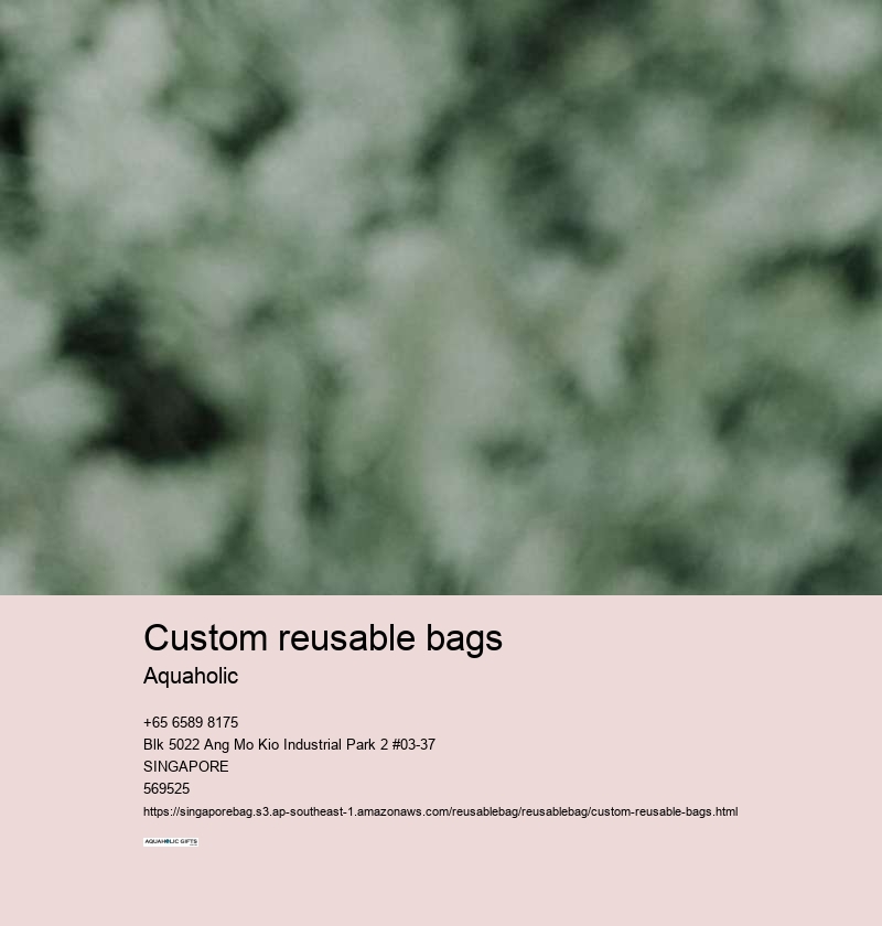 custom reusable bags